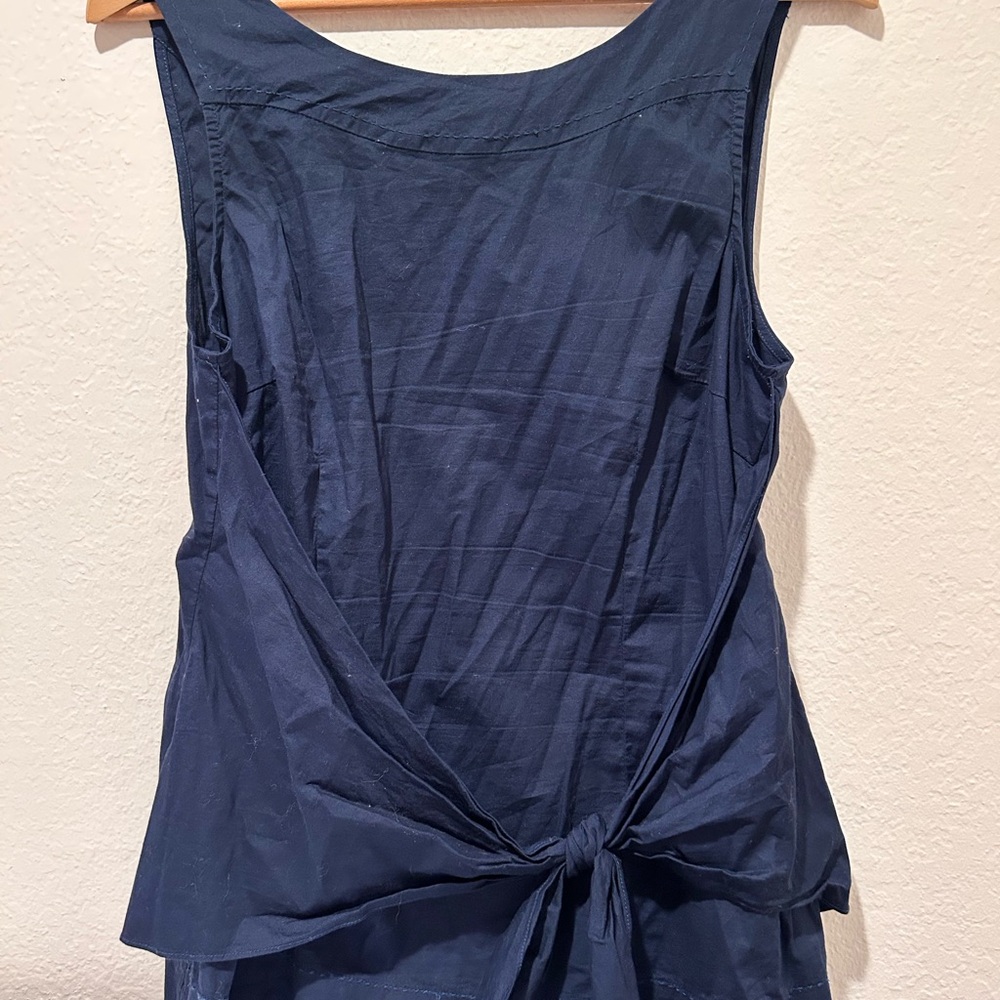 Anthropologie Navy Blue Tank Top